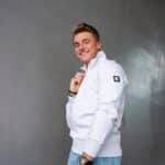 BRACKET Zipper Sweater 24/25 Light Grey - M