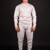 BRACKET TXT Clay Grey Logo Tracksuit Sweater - M
