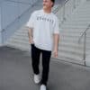 BRACKET Heavy t-shirt Creme S00250 - L
