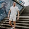 BRACKET Terry Shirt Creme - XL