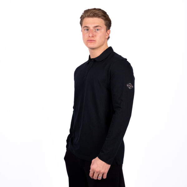 BRACKET Supima Longsleeve Metal Batch Sleeve Logo Black
